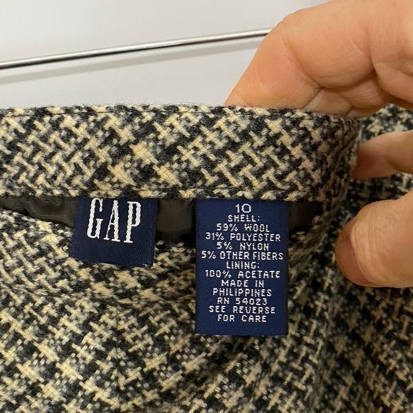 Vintage Gap Tweed Wool-Blend Maxi Skirt - Picture 3 of 5